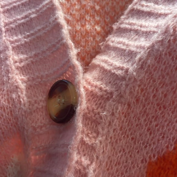 Miss Sparkling Pink Floral Cardigan Size M - Picture 6 of 9